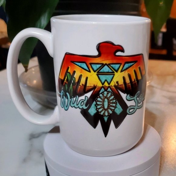 Wild Soul Thunderbird 15oz  Coffee Mug - Picture 1 of 8